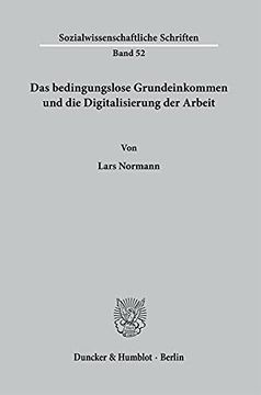 portada Das Bedingungslose Grundeinkommen Und Die Digitalisierung Der Arbeit (in German)