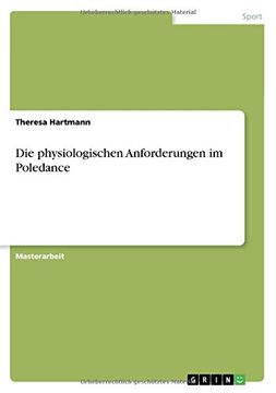 portada Die Physiologischen Anforderungen Im Poledance (German Edition)
