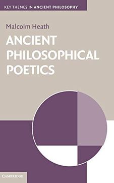 portada Ancient Philosophical Poetics Hardback (Key Themes in Ancient Philosophy) (en Inglés)
