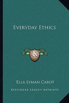 portada everyday ethics (en Inglés)