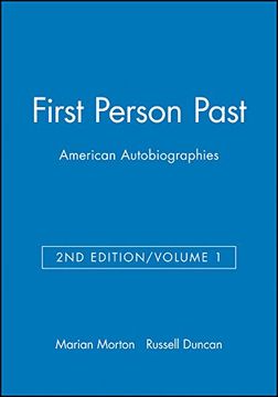 portada First Person Past: American Autobiographies, Volume 1 (en Inglés)