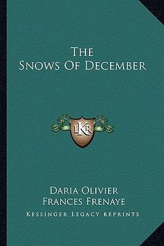 portada the snows of december (en Inglés)