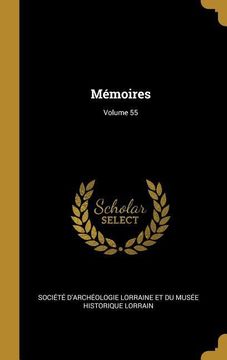 portada Mémoires Volume 55 (en Francés)