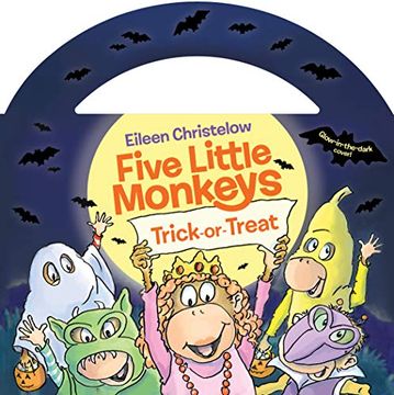 portada Five Little Monkeys Trick-Or-Treat Glow-In-The-Dark Edition (Five Little Monkeys Story) 
