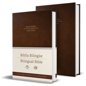 portada Biblia Bilingüe Reina Valera 1960/ ESV Spanish/English Parallel Bible (English a ND Spanish Edition): Brown Hardcover (in Spanish)