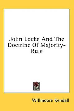 portada john locke and the doctrine of majority-rule (en Inglés)