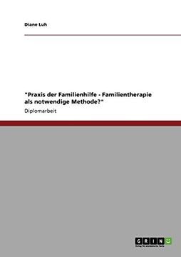 portada "Praxis der Familienhilfe - Familientherapie als notwendige Methode?" (German Edition)