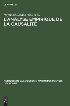 portada L'analyse Empirique de la Causalite (in German)