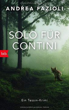 portada Solo für Contini: Ein Tessin-Krimi (Privatdetektiv Elia Contini Ermittelt, Band 4) (en Alemán)