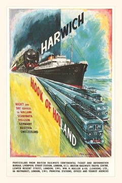 portada Vintage Journal Harwich to Hook of Holland Travel Poster (in English)