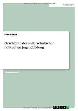 portada Geschichte der außerschulischen politischen Jugendbildung (German Edition)