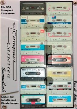 portada Mein Compact-Cassetten-Sammelbuch/Notizbuch mit Inhaltsverzeichnis: mit Bildern der ersten Cassette Philips EL 1903 im zerlegten Zustand 