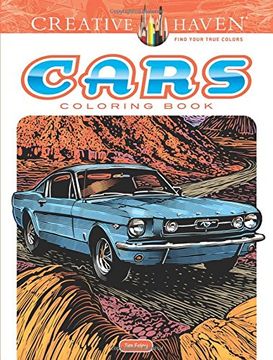 portada Creative Haven Cars Coloring Book (Adult Coloring) (en Inglés)