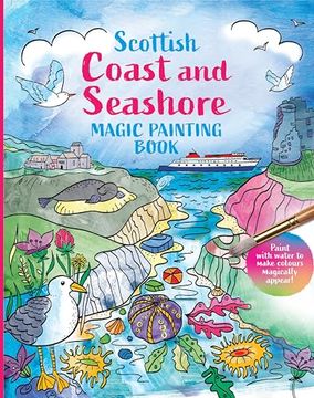 portada Scottish Coast and Seashore: Magic Painting Book (en Inglés)