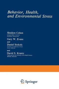 portada Behavior, Health, and Environmental Stress (in English)