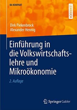 portada Einführung in die Volkswirtschaftslehre und Mikroökonomie (en Alemán)