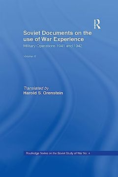 portada Soviet Documents on the use of war Experience (en Inglés)