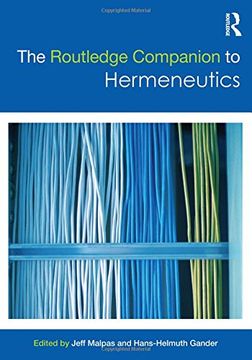portada The Routledge Companion To Hermeneutics (routledge Philosophy Companions) (in English)