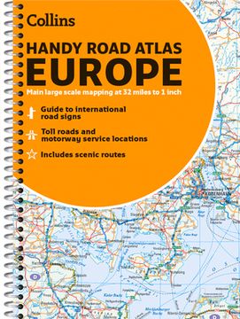 portada Collins Handy Road Atlas Europe (en Inglés)