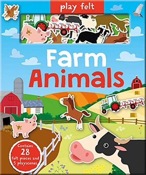 portada Play Felt Farm Animals (Felt Play) (in English)