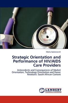 portada strategic orientation and performance of hiv/aids care providers (in English)