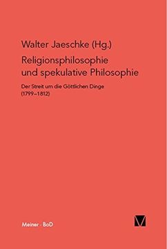 portada Religionsphilosophie und spekulative Theologie (Philosophisch-literarische Streitsachen) (German Edition)