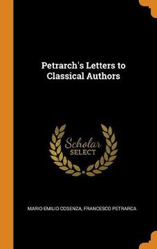 portada Petrarch's Letters to Classical Authors 