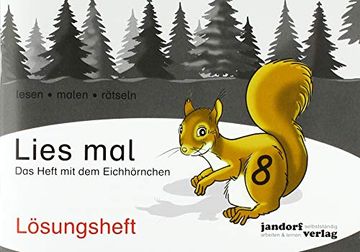 portada Lies mal 8 - das Heft mit dem Eichhörnchen: Lösungsheft (in German)