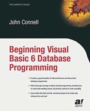 portada Beginning Visual Basic 6 Database Programming (en Inglés)