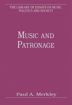 portada music and patronage (en Inglés)
