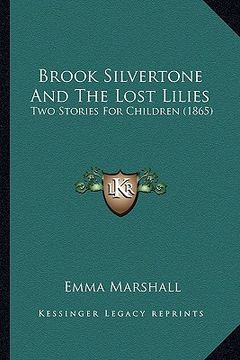 portada brook silvertone and the lost lilies: two stories for children (1865) (in English)