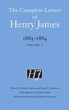 portada The Complete Letters of Henry James, 1883-1884: Volume 1 