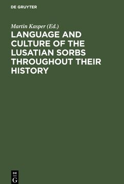 portada Language and Culture of the Lusatian Sorbs Throughout Their History (in English)