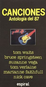 portada Canciones. Antología del 87: Waits, Springsteen, Vega, Verlaine, Faithfull, Cave (in Spanish)