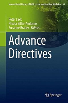 portada Advance Directives (International Library of Ethics, Law, and the New Medicine)
