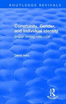 portada Routledge Revivals: Community, Gender, and Individual Identity (1988): English Writing 1360-1430 (en Inglés)