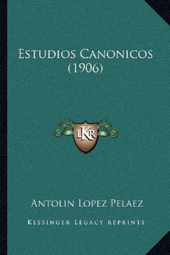 portada Estudios Canonicos (1906)