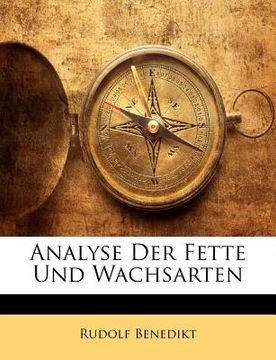 portada Analyse Der Fette Und Wachsarten (en Alemán)
