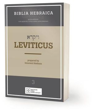 portada Biblia Hebraica Quinta (Bhq). Gesamtwerk zur Fortsetzung / Biblia Hebraica Quinta (Bhq) - Leviticus: Band 3