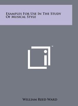 portada examples for use in the study of musical style