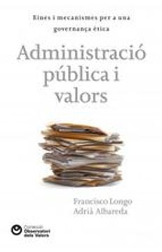 portada ADMINISTRACIO PUBLICA I VALORS (En papel)