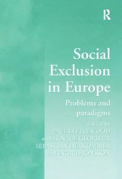 portada Social Exclusion in Europe: Problems and Paradigms (in English)