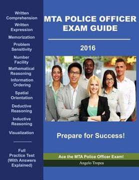 portada Mta Police Officer Exam Guide (en Inglés)