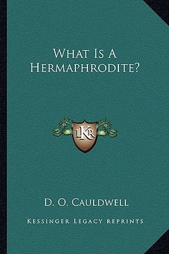portada what is a hermaphrodite?