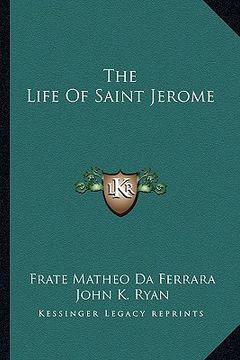 portada the life of saint jerome (in English)