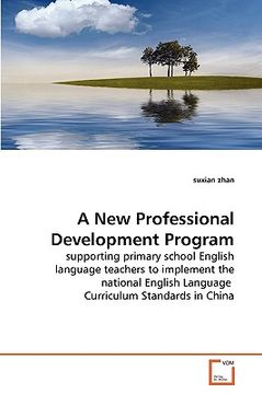 portada a new professional development program (en Inglés)