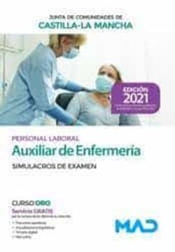portada Auxiliar de Enfermería (Personal Laboral de la Junta de Comunidades de Castilla-La Mancha). Simulacros de Examen
