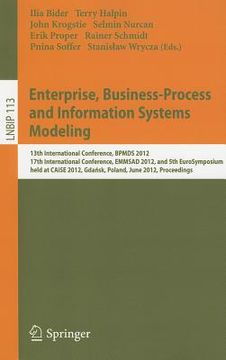 portada enterprise, business-process and information systems modeling