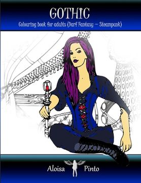 portada Gothic: Colouring book for adults (Dark Fantasy Steampunk) (in English)