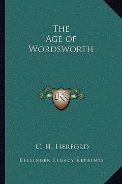 portada the age of wordsworth the age of wordsworth (in English)